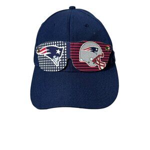 Vtg NFL patriots football Strapback Hat Baseball Cap Head Shots KC Caps‎